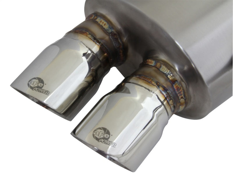 aFe 49-36313 - MACHForce Exhaust Cat-Back SS-304 w/ Polished Tips 07-13 BMW 328i (E92/93) L6 3.0L Non-Turbo