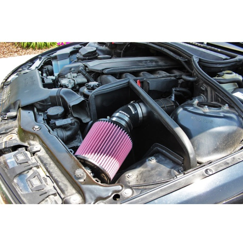 Mishimoto MMAI-E46-99BK - 99-05 BMW E46 323i/325i/328i Performance Cold Air Intake Kit - Black