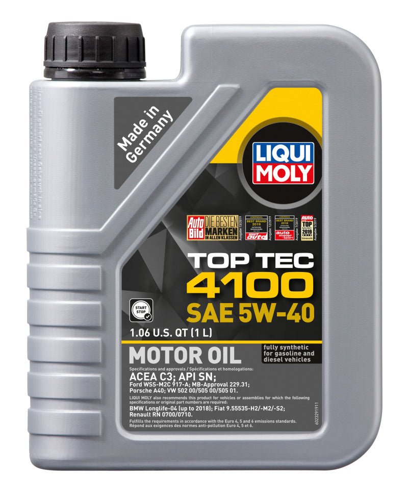 LIQUI MOLY 2329 - 1L Top Tec 4100 Motor Oil 5W40