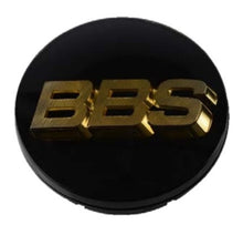 Load image into Gallery viewer, BBS 56.24.073 - Center Cap 70.6mm Black/Gold (3-tab) (56.24.080)