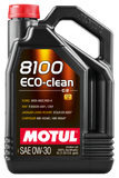 Motul 5L Synthetic Engine Oil 8100 0W30 4x5L ECO-CLEAN  ACEA C2 API SM ST.JLR 03.5007