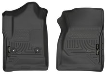Load image into Gallery viewer, Husky Liners FITS: 18241 - 14 Chevrolet Silverado/GMC Sierra 1500 Weatherbeater Black Front Floor Liners