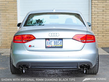 Load image into Gallery viewer, AWE Tuning 3020-43020 - Audi B8 / B8.5 S4 3.0T Track Edition Exhaust - Diamond Black Tips (90mm)