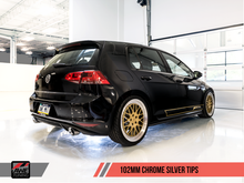 Load image into Gallery viewer, AWE Tuning 3020-32022 - VW MK7 GTI Track Edition Exhaust - Chrome Silver Tips