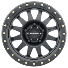 Load image into Gallery viewer, Method MR304 Double Standard 15x8 -24mm Offset 5x5.5 108mm CB Matte Black Wheel