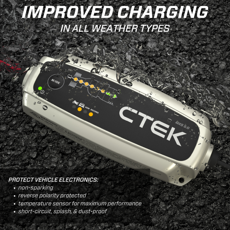 CTEK 40-206 - Battery Charger - MXS 5.0 4.3 Amp 12 Volt