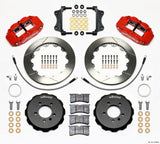 Wilwood 140-12789-R - Narrow Superlite 6R Front Hat Kit 12.88in Red 06-12 Volkswagen GTI w/ Lines