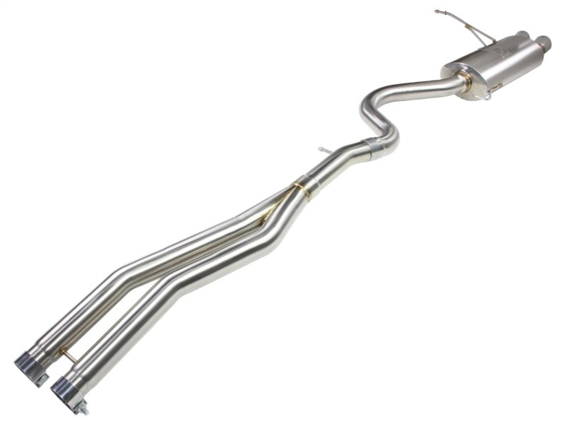 aFe 49-36313 - MACHForce Exhaust Cat-Back SS-304 w/ Polished Tips 07-13 BMW 328i (E92/93) L6 3.0L Non-Turbo