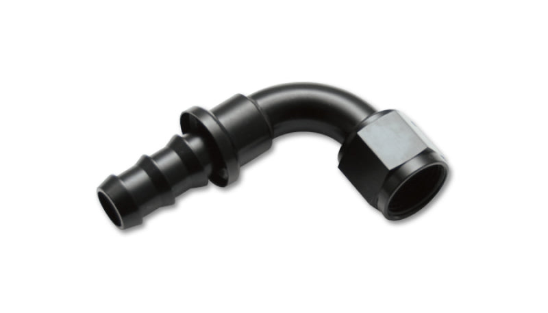 Vibrant 22906 - -6AN Push-On 90 Deg Hose End Fitting - Aluminum