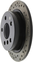 Load image into Gallery viewer, StopTech 14-15 Mini Cooper Base Slotted &amp; Drilled Rear Right Rotor