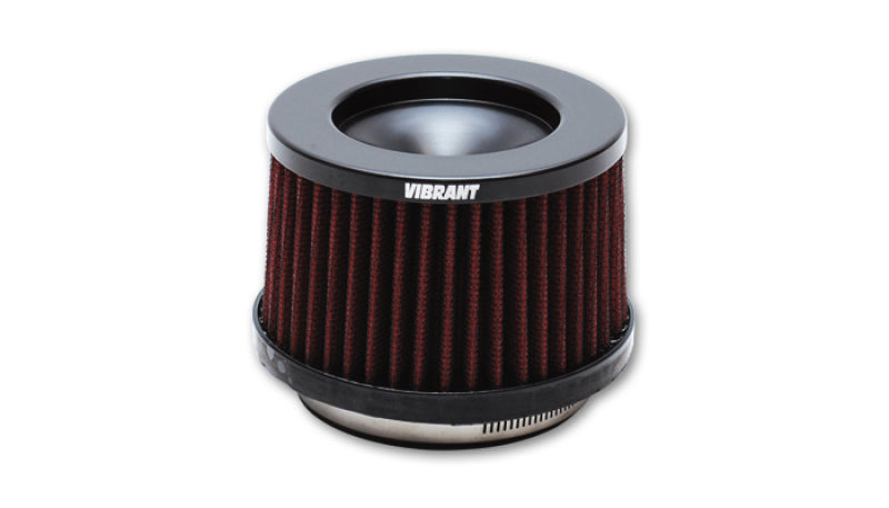 Vibrant 10930 - The Classic Perf Air Filter 4.75in O.D. Cone x 3-1/2in Tall x 3in inlet I.D. Turbo Outlets