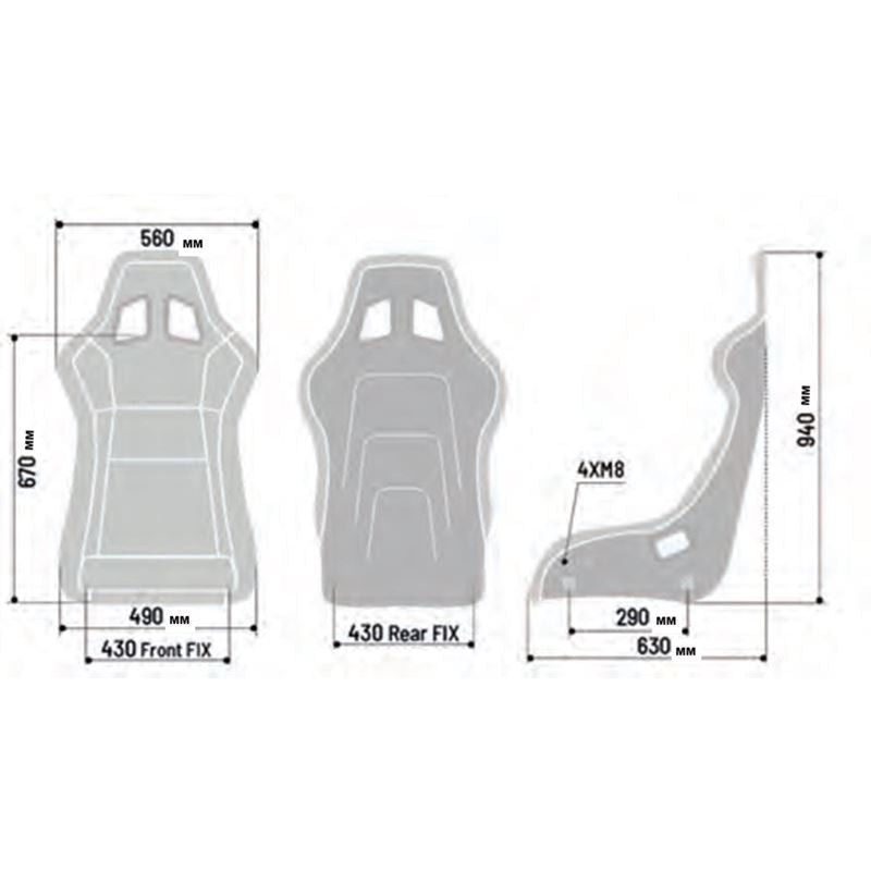 Sparco EVO XL QRT Competition Seat-008015RNR