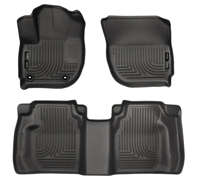 Husky Liners FITS: 15 Honda Fit Weatherbeater Black Front and Second Seat Floor Liners