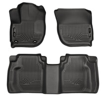 Load image into Gallery viewer, Husky Liners FITS: 15 Honda Fit Weatherbeater Black Front and Second Seat Floor Liners