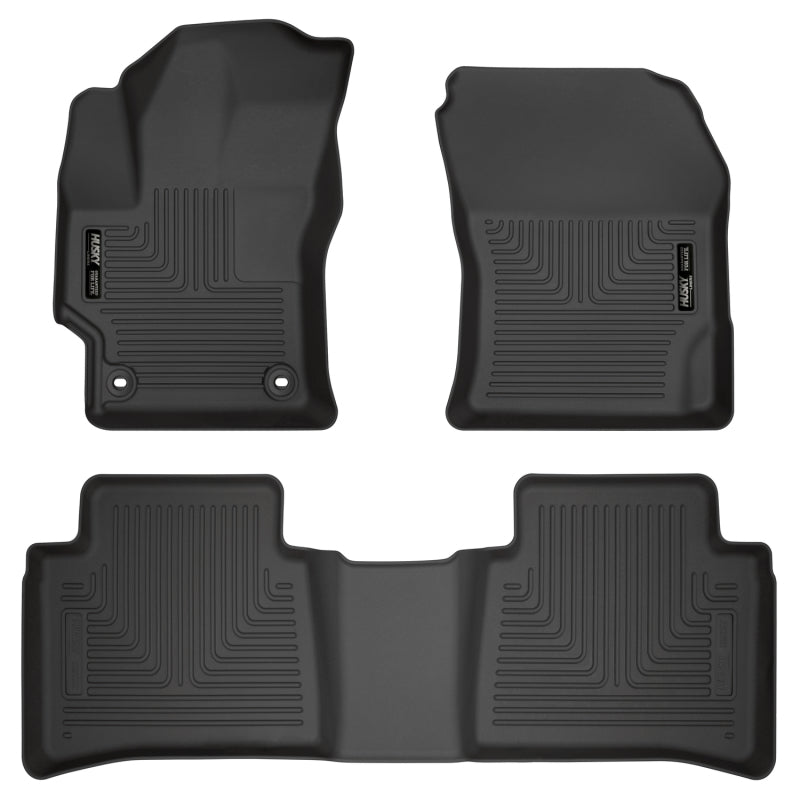 Husky Liners FITS: 95751 - 2020 Toyota Corolla Weatherbeater Black Front & 2nd Seat Floor Liners