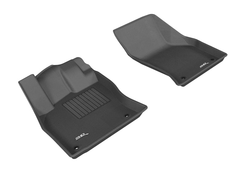 3D MAXpider L1AD03311509 - 2015-2020 Audi A3/A3 Sportback E-Tron/RS3/S3 Kagu 1st Row Floormat - Black