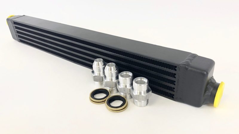 CSF 8092 - 82-94 BMW 3 Series (E30) High Performance Oil Cooler w/-10AN Male & OEM Fittings