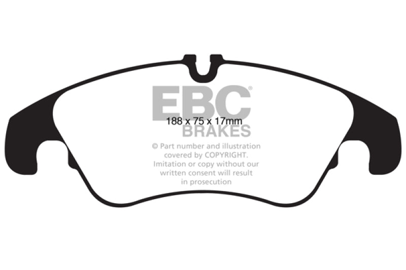 EBC 11 Audi A6 2.0 Turbo Yellowstuff Front Brake Pads