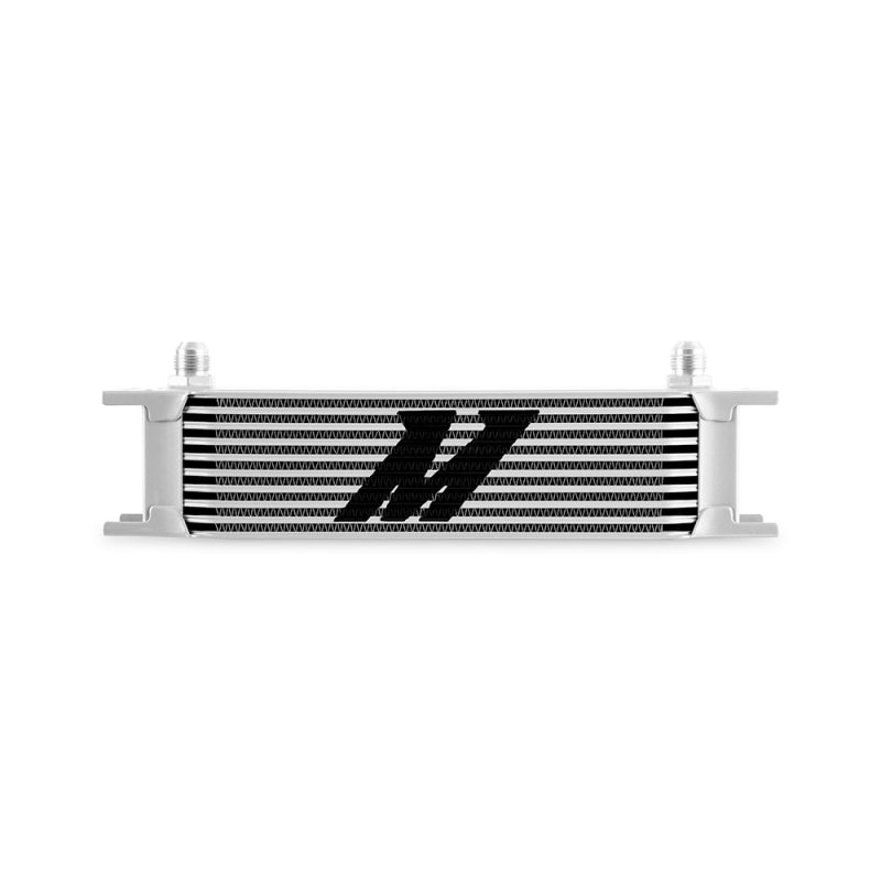 Mishimoto MMOC-10-8SL - Universal -8AN 10 Row Oil Cooler - Silver