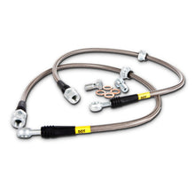 Load image into Gallery viewer, StopTech 00-02 Jaguar S Type Stainless Steel Front Brake Lines