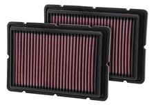 Load image into Gallery viewer, K&amp;N Replacement Air Filter 05-09 Ferrari F360 11.125in O/S Length x 7.625 O/S Width x 1.313in H