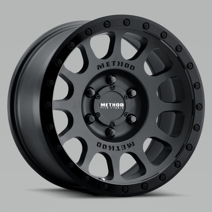 Method Wheels MR305890601012N - Method MR305 NV 18x9 -12mm Offset 6x5.5 108mm CB Double Black Wheel