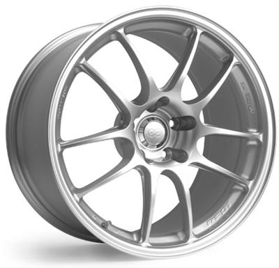 Enkei 460-780-6550SP - PF01 17x8 5x114.3 50mm offset Silver Wheel 05-10 Subaru STI