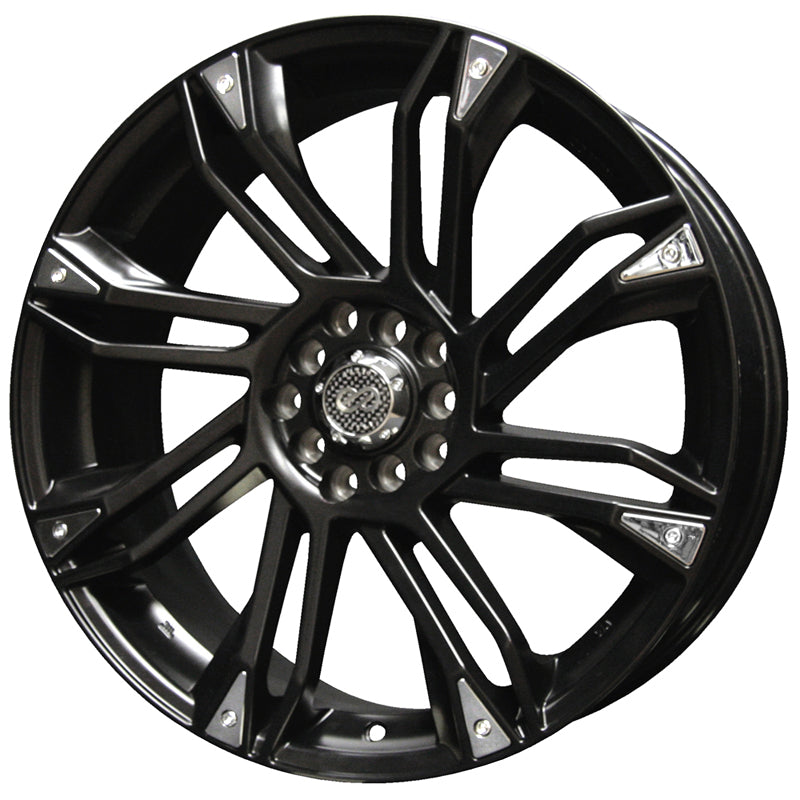 Enkei 448-875-0242BK - GW8 18x7.5 5x100/114.3 42mm Offset 72.6 Bore Matte Black Wheel