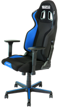 Load image into Gallery viewer, SPARCO 00989NRAZ -Sparco Game Chair GRIP BLK/BLU