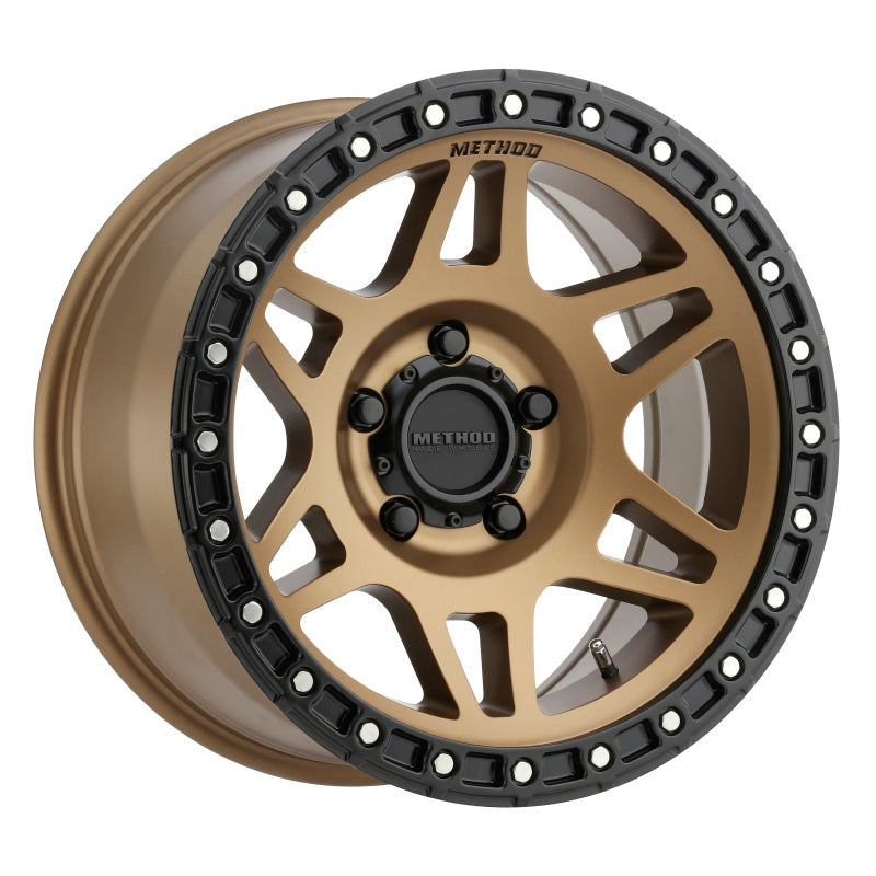 Method MR312 17x8.5 0mm Offset 5x5 71.5mm CB Method Bronze/Black Street Loc Wheel