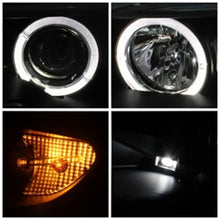 Load image into Gallery viewer, SPYDER 5077141 - Spyder BMW E46 3-Series 04-06 2 DR Projector Halogen Model- LED Halo Blk PRO-YD-BMWE4604-2DR-HL-BK