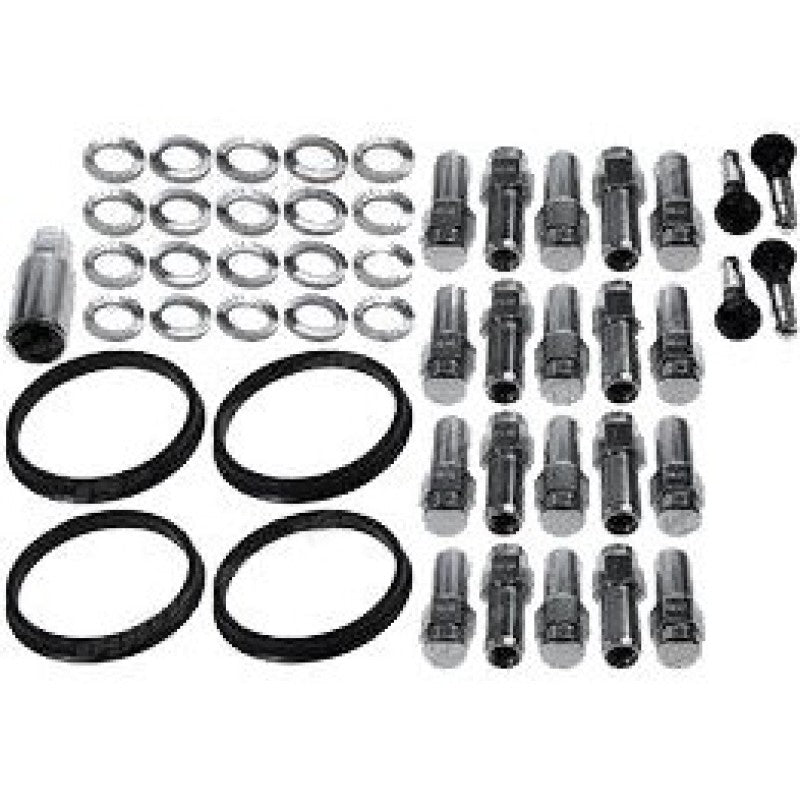 Race Star 601-1428-20 - 14mmx1.50 CTS-V Closed End Deluxe Lug Kit - 20 PK