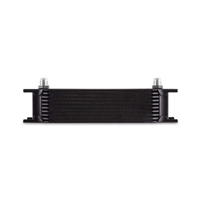 Mishimoto MMOC-10-8BK - Universal -8AN 10 Row Oil Cooler - Black