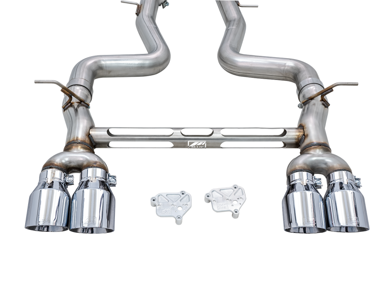 AWE Tuning 3025-43074 - BMW F8X M3/M4 SwitchPath Catback Exhaust - Diamond Black Tips