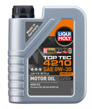 Load image into Gallery viewer, LIQUI MOLY 22156 - 1L Top Tec 4210 Motor Oil 0W30
