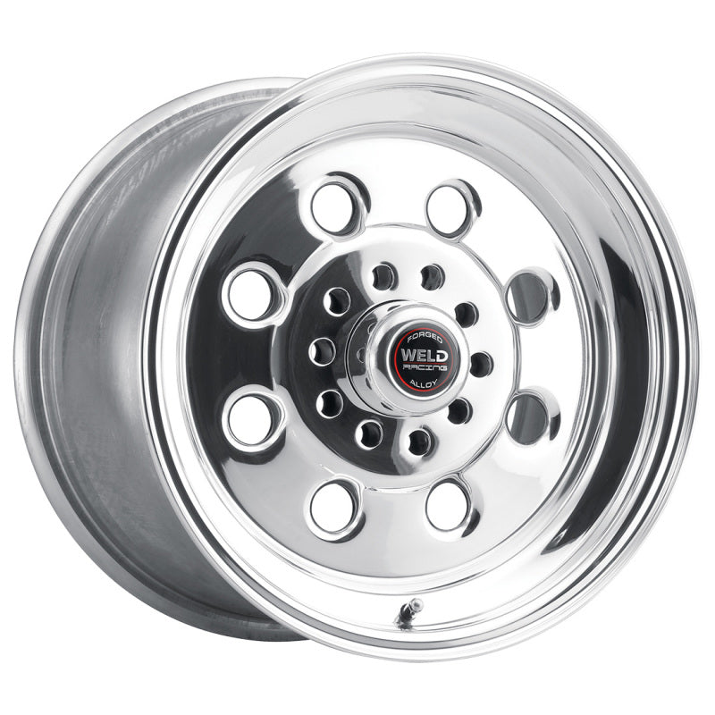 Weld 90-58350 - Draglite 15x8 / 5x4.5 & 5x4.75 BP / 5.5in. BS Polished Wheel - Non-Beadlock