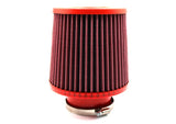 BMC FBTW76-140P - Twin Air Universal Conical Filter w/Polyurethane Top - 76mm ID / 140mm H