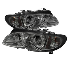 Load image into Gallery viewer, SPYDER 5042422 -Spyder BMW E46 3-Series 02-05 4DR Projector Headlights 1PC LED Halo Smke PRO-YD-BMWE4602-4D-AM-SM