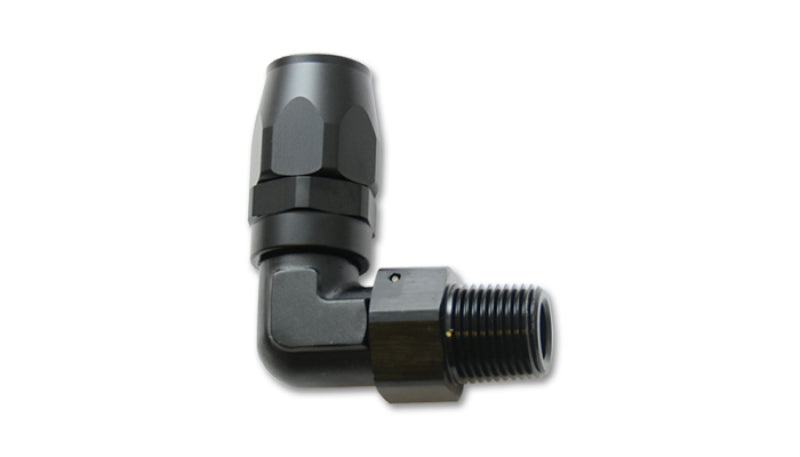 Vibrant 26906 - Male NPT 90 Degree Hose End Fitting -10AN - 3/8 NPT