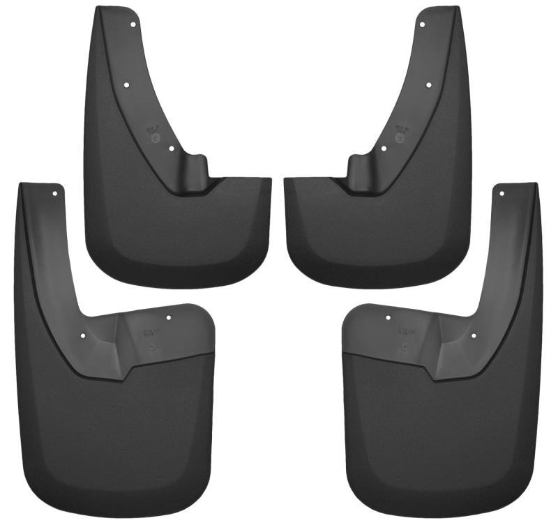 Husky Liners FITS: 58186 - 09-17 Dodge Ram 1500/2500 Both w/ OE Fender Flares Front and Rear Mud Guards - Black
