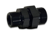 Load image into Gallery viewer, Vibrant 16983 - -10AN to -8AN ORB Male to Male Union Adapter - Anodized Black
