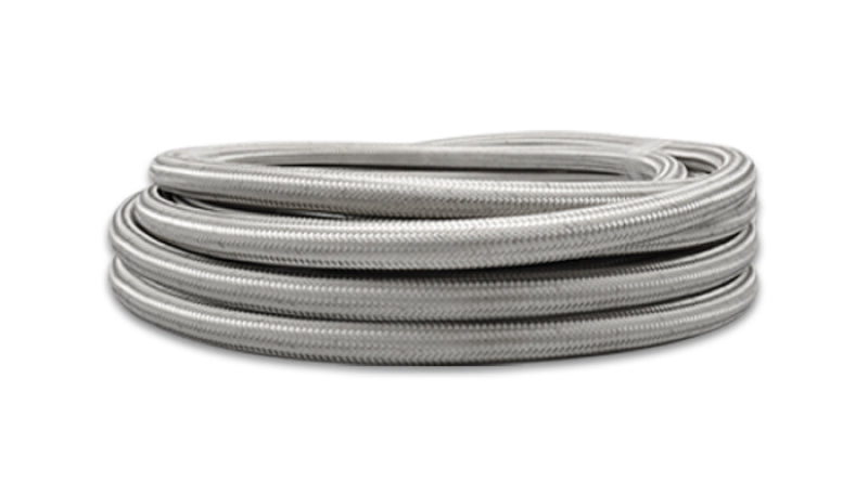 Vibrant 18434 - SS Braided Flex Hose with PTFE Liner -4 AN (5 foot roll)