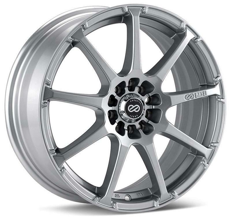 Enkei 441-875-0238BK - EDR9 18x7.5 5x100/114.3 38mm Offset 72.6 Bore Diameter Black Wheel