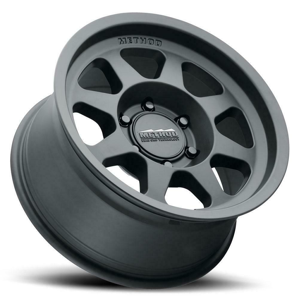 Method Wheels MR70178560500 - Method MR701 17x8.5 0mm Offset 6x5.5 106.25mm CB Matte Black Wheel