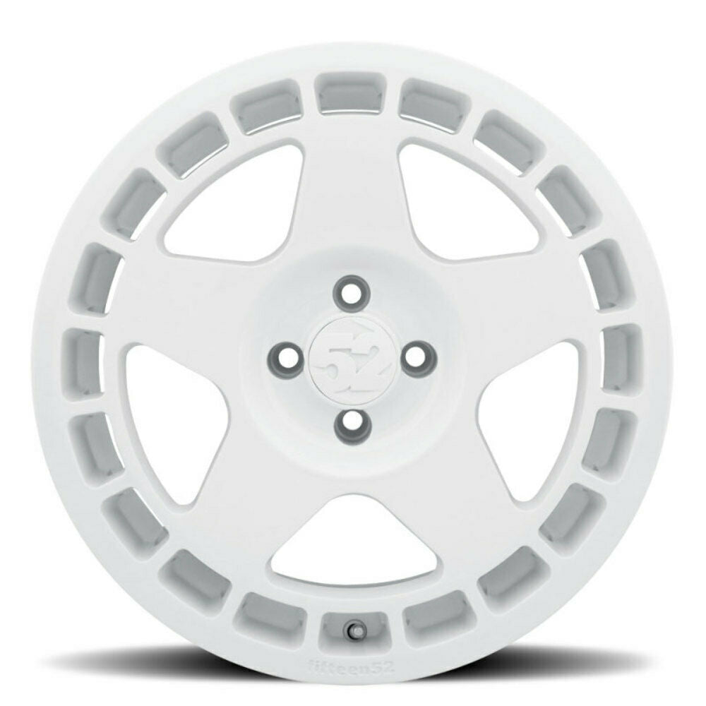 fifteen52 TURRW-77548+42 - Turbomac 17x7.5 4x108 42mm ET 63.4mm Center Bore Rally White Wheel