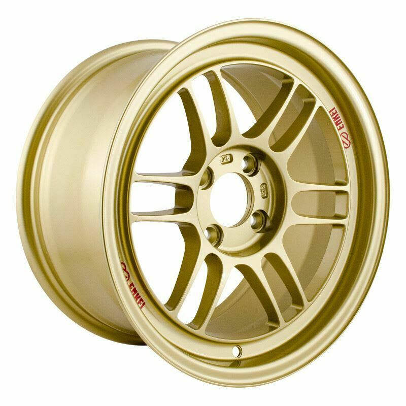 Enkei 3795804928GG - RPF1 15x8 4x100 28mm Offset 75mm Bore Gold Wheel