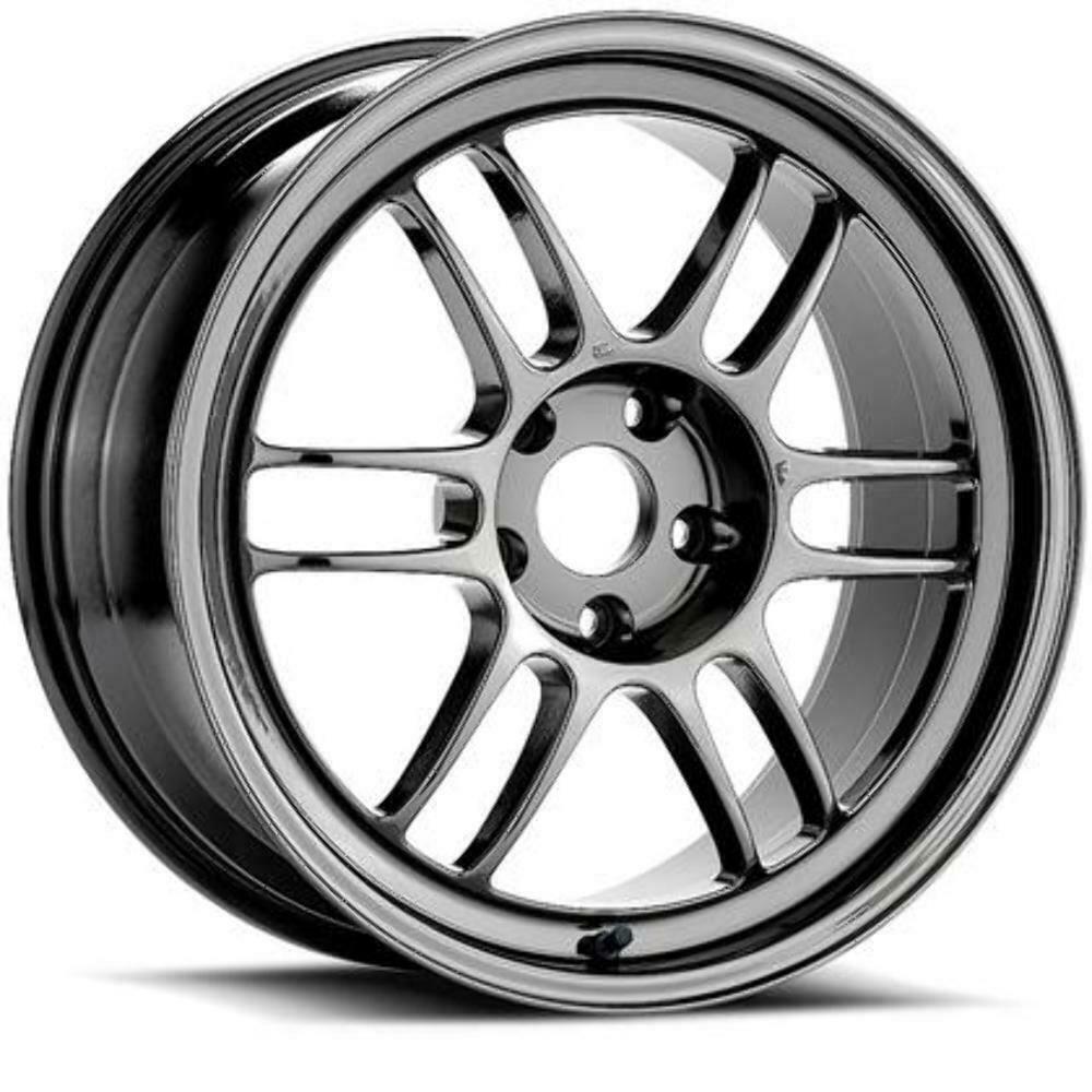 Enkei 3798106538SP - RPF1 18x10 5x114.3 38mm Offset 73mm Bore Silver Wheel G35/350z