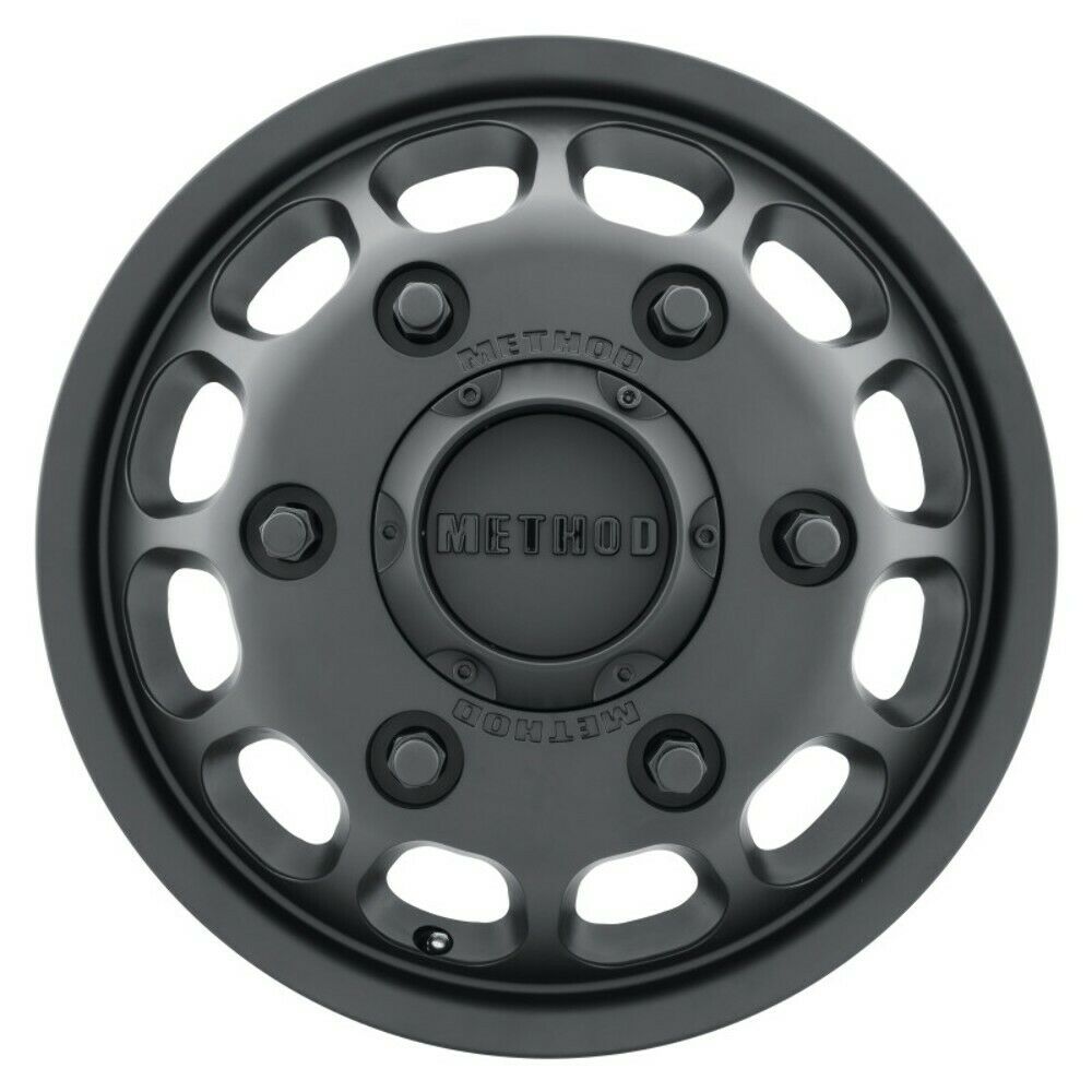 Method Wheels MR901660685110 - Method MR901 - FRONT 16x6 +110mm Offset 6x180 138.9mm CB Matte Black Wheel