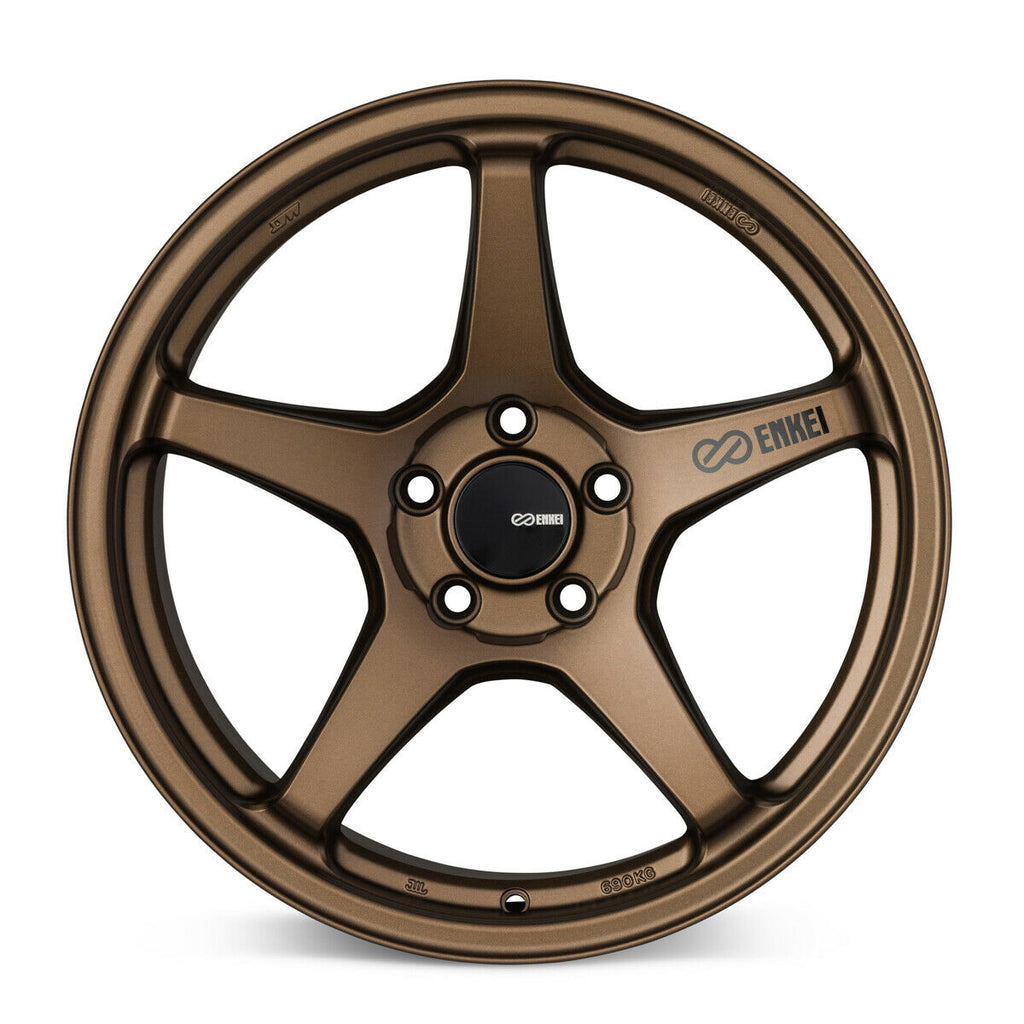 Enkei 521-895-1245ZP - TS-5 18x9.5 5x120 45mm Offset 73mm Bore Matte Bronze